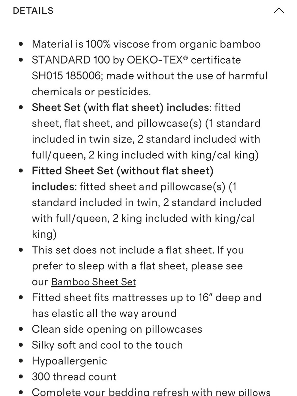 QUINCE BAMBOO FITTED 3 PIECE FITTED SHEET SET KING ESPRESSO NWT! - Picture 4 of 7